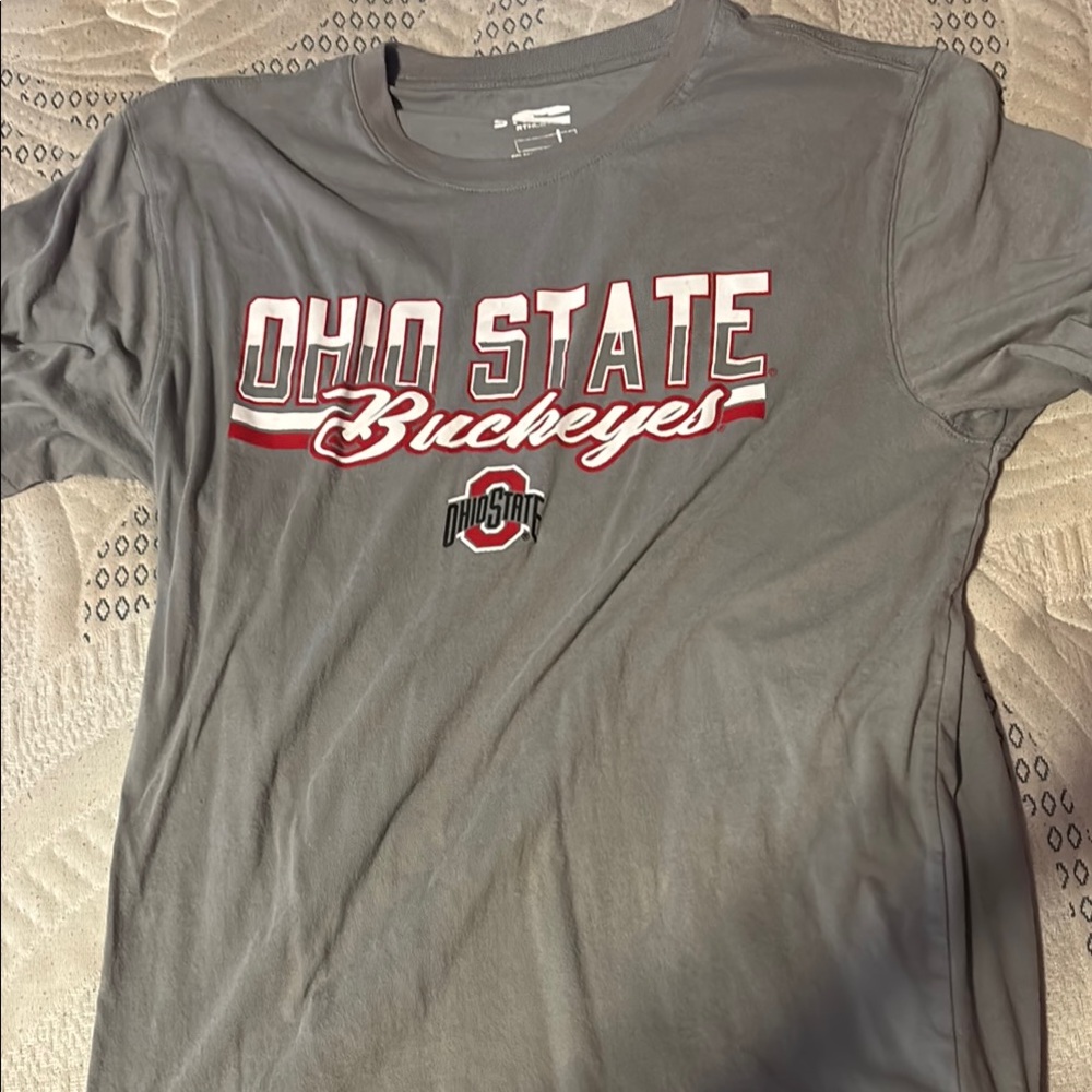 Stadium Athletics Ohio State Buckeyes Gray Tee